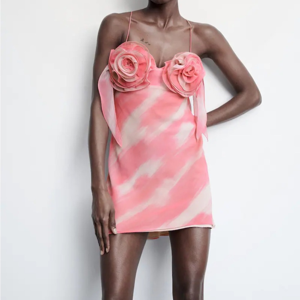 NWT Mango Floral Slip Dress